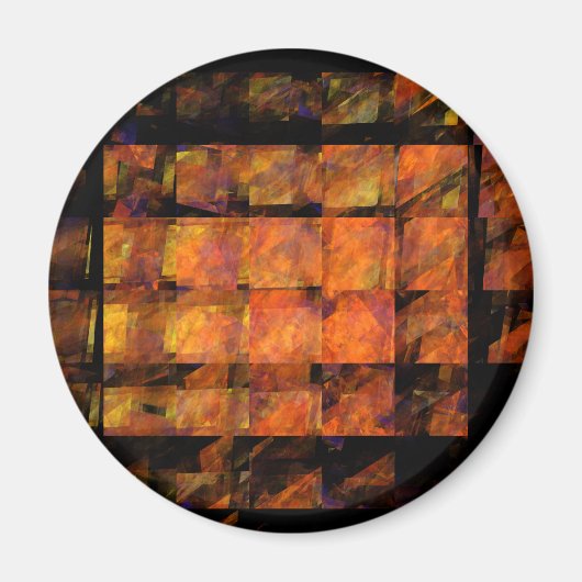 Abstracte wandtapes Magnet (Voorkant)