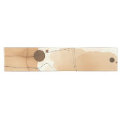 Abstracte Warm Minimalistische rustieke Lagen Korte Tafelloper (Horizontaal)