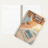 Abstracte warme gezellige Boho stijl Planner (Display)