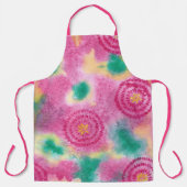 Abstracte warmroze cirkels en pastels Schorten (Voorkant)