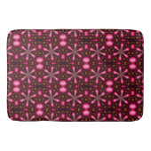Abstracte warmroze sterren badmat (Voorkant)