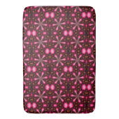 Abstracte warmroze sterren badmat (Voorkant Verticaal)