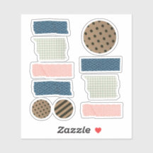 Abstracte Washi Tape Scrapbooking Stickers