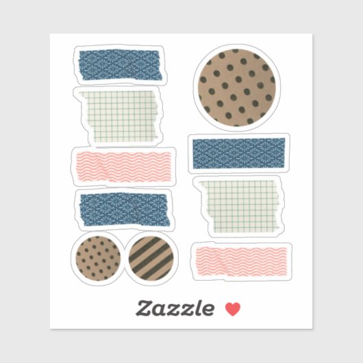 Abstracte Washi Tape Scrapbooking Stickers (Vel)