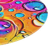 Abstracte Waterdruppels Kunst Snijplank (Hoek)