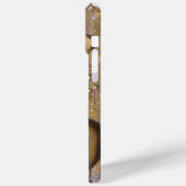 Abstracte waterdruppels op gekleurd hout Close-up Case-Mate iPhone Case (Achterkant / Links)