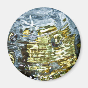 Abstracte waterfotografie magneet