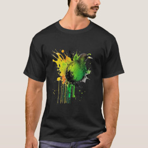Abstracte waterkleur Nieuw-Zeeland National Bird K T-shirt