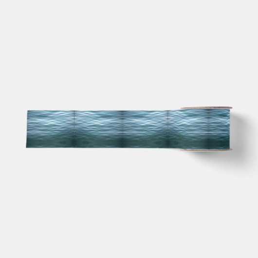 Abstracte waterrimpels grosgrain lint (Voorkant)