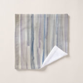 Abstracte waterstripestheekdoekset bad handdoek (Wasdoekje)