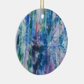 Abstracte waterval keramisch ornament (Rechts)