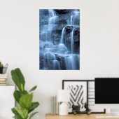 Abstracte watervalafdrukken poster (Thuiskantoor)