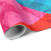 Abstracte Waterverf abstracte kleurrijke achtergro Cadeaupapier (Rol Hoek)