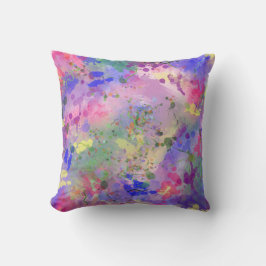 Abstracte Waterverf Accent Pillow Kussen