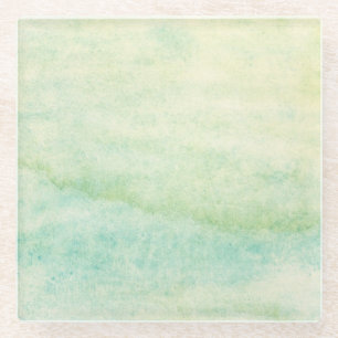 Abstracte waterverf achtergrond 2 glazen onderzetter