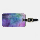 abstracte waterverf achtergrond op papier 2 bagagelabel (Voorkant horizontaal)