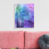 abstracte waterverf achtergrond op papier 2 canvas afdruk (Insitu (Woonkamer))