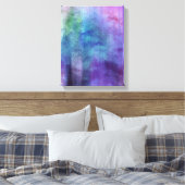 abstracte waterverf achtergrond op papier 2 canvas afdruk (Insitu (Slaapkamer))