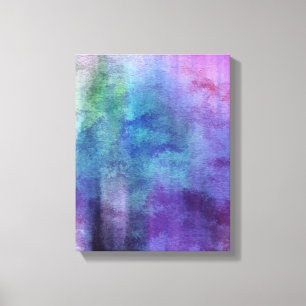 abstracte waterverf achtergrond op papier 2 canvas afdruk