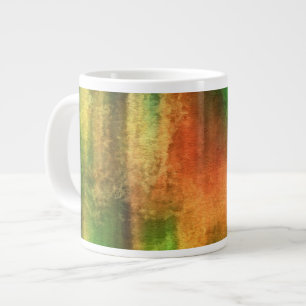abstracte waterverf achtergrond op papier 2 grote koffiekop