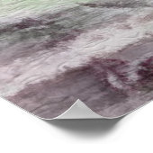 abstracte waterverf achtergrond op papier poster (Hoek)