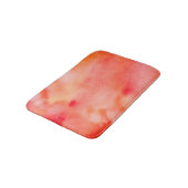 Abstracte Waterverf Achtergrond - Oranje Badmat (Gekanteld)