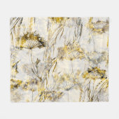 Abstracte waterverf achtergrond: paardenbloem, jen fleece deken (Voorkant (Horizontaal))