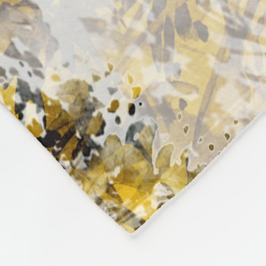 Abstracte waterverf achtergrond: paardenbloem, jen fleece deken (Hoek)