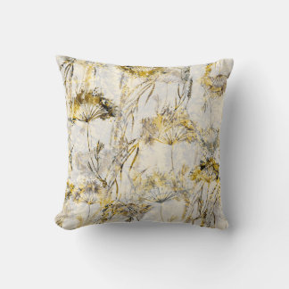 Abstracte waterverf achtergrond: paardenbloem, jen kussen