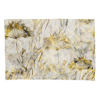 Abstracte waterverf achtergrond: paardenbloem, jen kussensloop