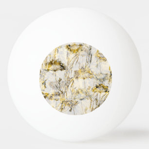 Abstracte waterverf achtergrond: paardenbloem, jen pingpongbal