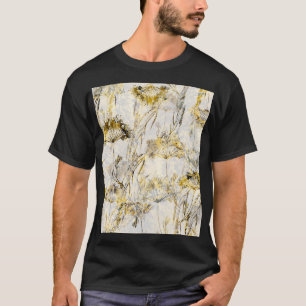 Abstracte waterverf achtergrond: paardenbloem, jen t-shirt