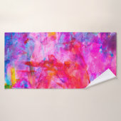 Abstracte waterverf achtergrondkleur, achtergrond, badhanddoek (Badhanddoek)