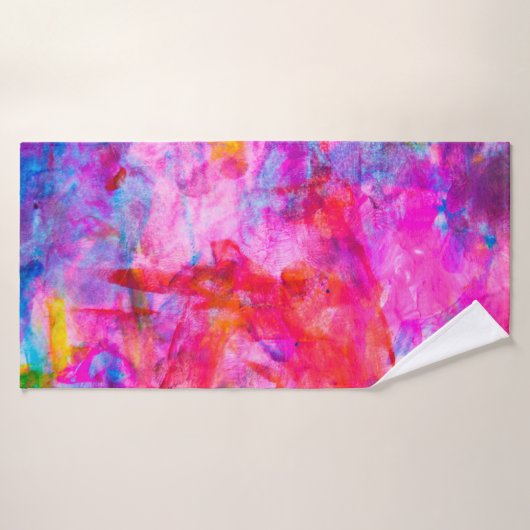 Abstracte waterverf achtergrondkleur, achtergrond, badhanddoek (Badhanddoek)