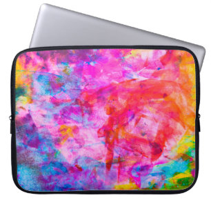 Abstracte waterverf achtergrondkleur, achtergrond, laptop sleeve