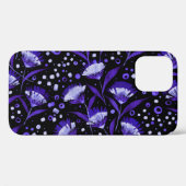 Abstracte Waterverf Anjer Bloemen Patroon Case-Mate iPhone Case (Achterkant (horizontaal))