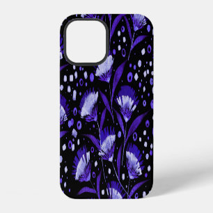 Abstracte Waterverf Anjer Bloemen Patroon iPhone 12 Hoesje