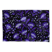 Abstracte Waterverf Anjer Bloemen Patroon Kussensloop (Voorkant)