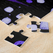 Abstracte Waterverf Anjer Bloemen Patroon Legpuzzel (Zijkant)