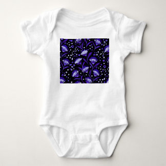Abstracte Waterverf Anjer Bloemen Patroon Romper