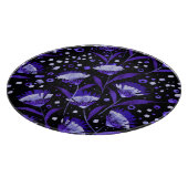 Abstracte Waterverf Anjer Bloemen Patroon Snijplank (Hoek)