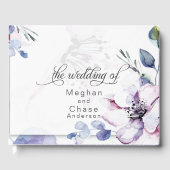 Abstracte Waterverf Apple Blossom Gastenboek (Voorkant)