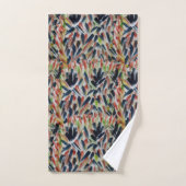 Abstracte Waterverf Art Bad Handdoek (Handdoek)