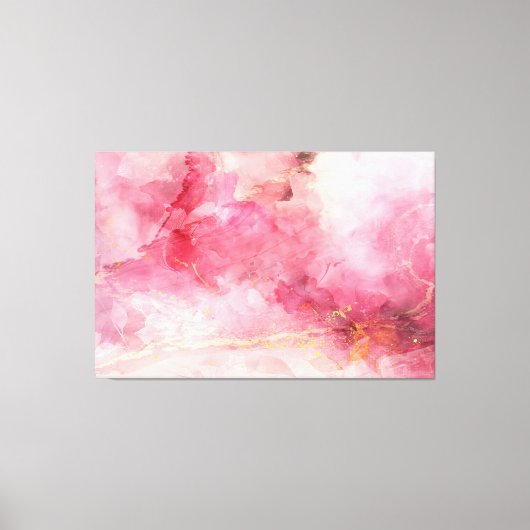 Abstracte Waterverf Art Canvas Afdruk (Voorkant)