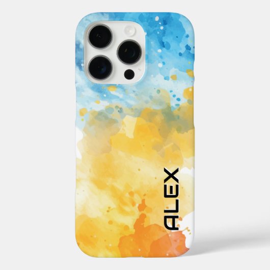 Abstracte Waterverf Art Case-Mate iPhone Case (Achterkant)