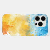 Abstracte Waterverf Art Case-Mate iPhone Case (Achterkant (horizontaal))