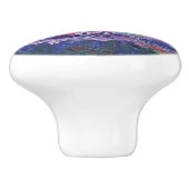 Abstracte Waterverf Art Keramische Knop (Zijkant)