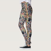 Abstracte Waterverf Art Leggings (Links)