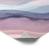Abstracte Waterverf Art Poster (Hoek)
