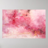 Abstracte Waterverf Art Poster (Voorkant)